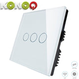 KONOQ - 3Gang 2Way Wifi Integrated On/Off