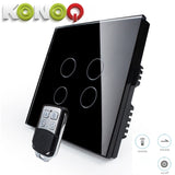 KONOQ - 4Gang 1Way Wifi On-Off Switch (Via Broadlink)
