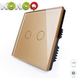 KONOQ - 2Gang 1Way On-Off Switch
