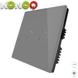 KONOQ - 2Gang 1Way On-Off Switch