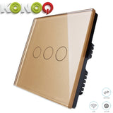 KONOQ - 3Gang 2Way Wifi Integrated On/Off