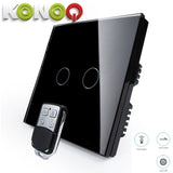 KONOQ - 2Gang 1Way Wifi On-Off Switch (Via Broadlink)