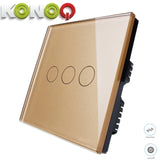KONOQ - 3Gang 2Way On-Off Switch