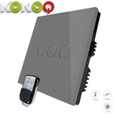KONOQ - 3Gang 2Way Wifi On-Off Switch (Via Broadlink)