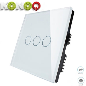 KONOQ - 3Gang 2Way On-Off Switch