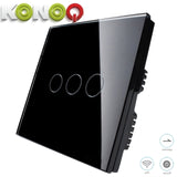 KONOQ - 3Gang 1Way Wifi Integrated On/Off